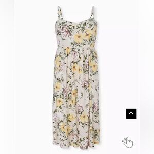 TORRID Floral Print Midi Dress